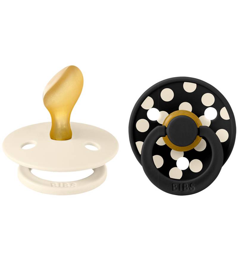 BIBS Colour Schnuller - Gr. 2 - Anatomisch - 2er-Pack - Ivory/Sc - BIBS - 6-18 mt - Schnuller BIBS Colour Schnuller - Gr. 2 - Anatomisch - 2er-Pack - Ivory/Sc - BIBS - 6-18 mt - Schnuller von BIBS