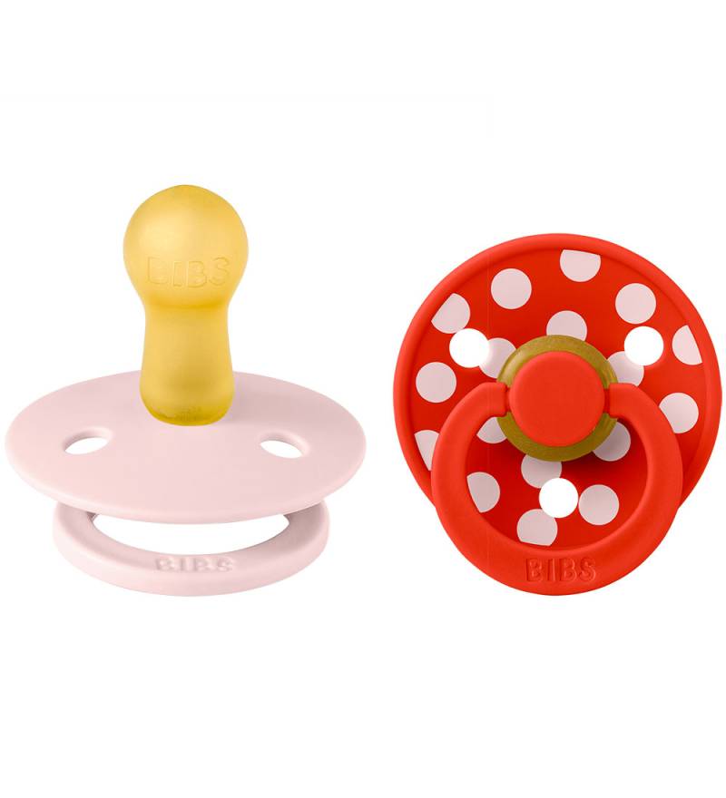 BIBS Colour Schnuller - Gr. 2 - Rund - 2er-Pack - Blossom/Candy - BIBS - 6-18 mt - Schnuller BIBS Colour Schnuller - Gr. 2 - Rund - 2er-Pack - Blossom/Candy - BIBS - 6-18 mt - Schnuller von BIBS