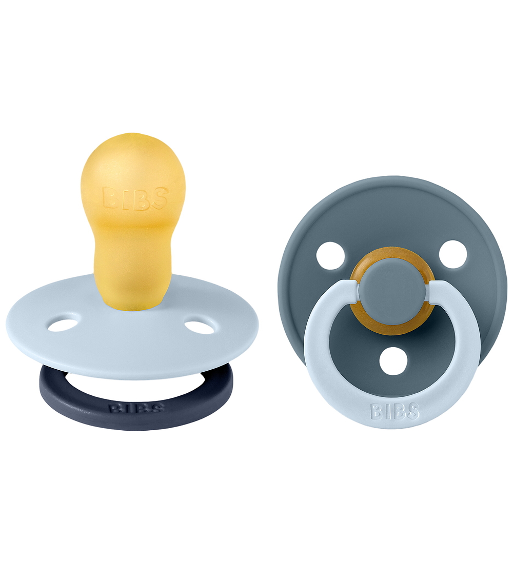BIBS Colour Schnuller - Gr. 3 - 2er-Pack - Rund - Baby Blue Petr - BIBS - 18+ mt - Schnuller BIBS Colour Schnuller - Gr. 3 - 2er-Pack - Rund - Baby Blue Petr - BIBS - 18+ mt - Schnuller von BIBS