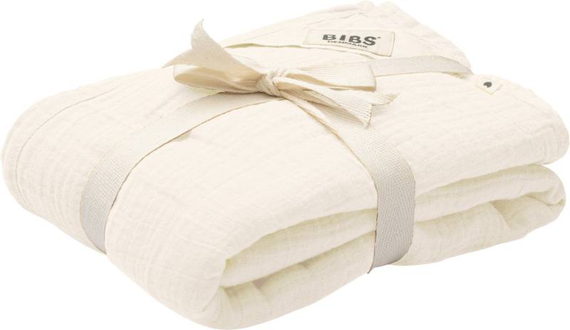 BIBS Cuddle Swaddle Musselintuch, Ivory von BIBS