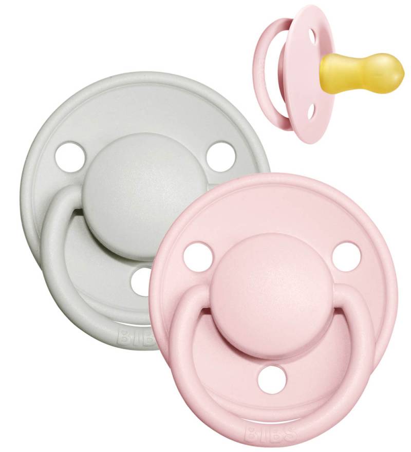 BIBS De Lux Schnuller - 2er-Pack - Gr. 2 - Rund - Haze/Blossom - BIBS - 6+ mt - Schnuller BIBS De Lux Schnuller - 2er-Pack - Gr. 2 - Rund - Haze/Blossom - BIBS - 6+ mt - Schnuller von BIBS