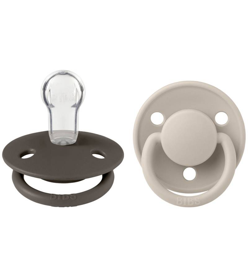 BIBS De Lux Schnuller - 2er-Pack - Rund - Sand/Iron - BIBS - One Size - Schnuller BIBS De Lux Schnuller - 2er-Pack - Rund - Sand/Iron - BIBS - One Size - Schnuller von BIBS