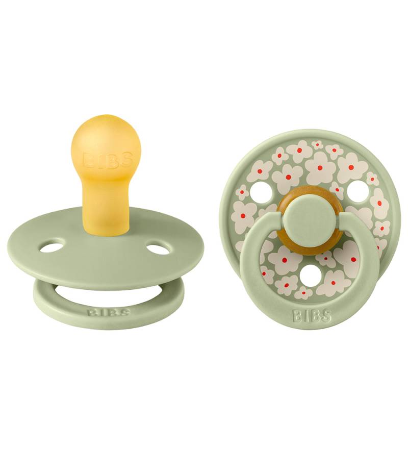 BIBS Farbe Schnuller - 2er-Pack - Gr. 1 - Rund - Jasmin - Sage M - BIBS - 0-6 mt - Schnuller BIBS Farbe Schnuller - 2er-Pack - Gr. 1 - Rund - Jasmin - Sage M - BIBS - 0-6 mt - Schnuller von BIBS