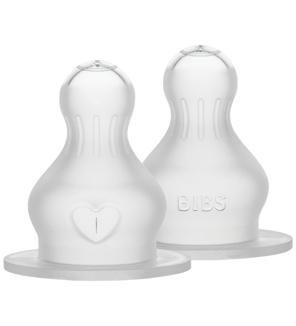 BIBS Flaschensauger - 2er-Pack - Dickflüssig - Silikon - BIBS - One Size - Flaschensauger von BIBS