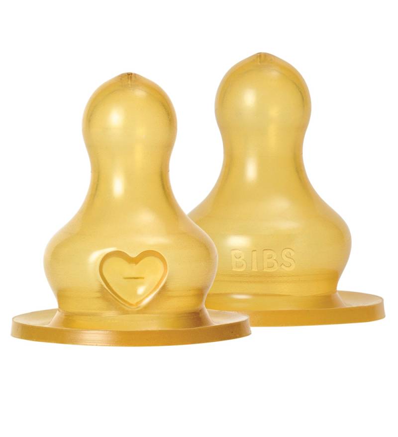 BIBS Flaschensauger - 2er-Pack - Medium Flow - Naturgummi - BIBS - One Size - Flaschensauger BIBS Flaschensauger - 2er-Pack - Medium Flow - Naturgummi - BIBS - One Size - Flaschensauger von BIBS