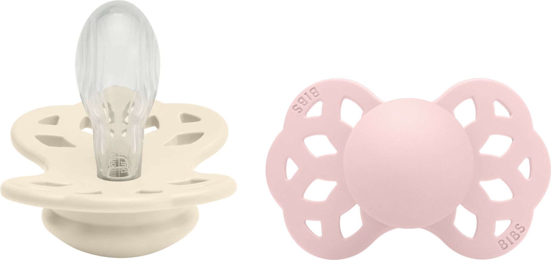BIBS Infinity Schnuller 2er-Pack Gr. 2 Symmetrical, Ivory/Blossom BIBS Infinity Schnuller 2er-Pack Gr. 2 Symmetrical, Ivory/Blossom von BIBS