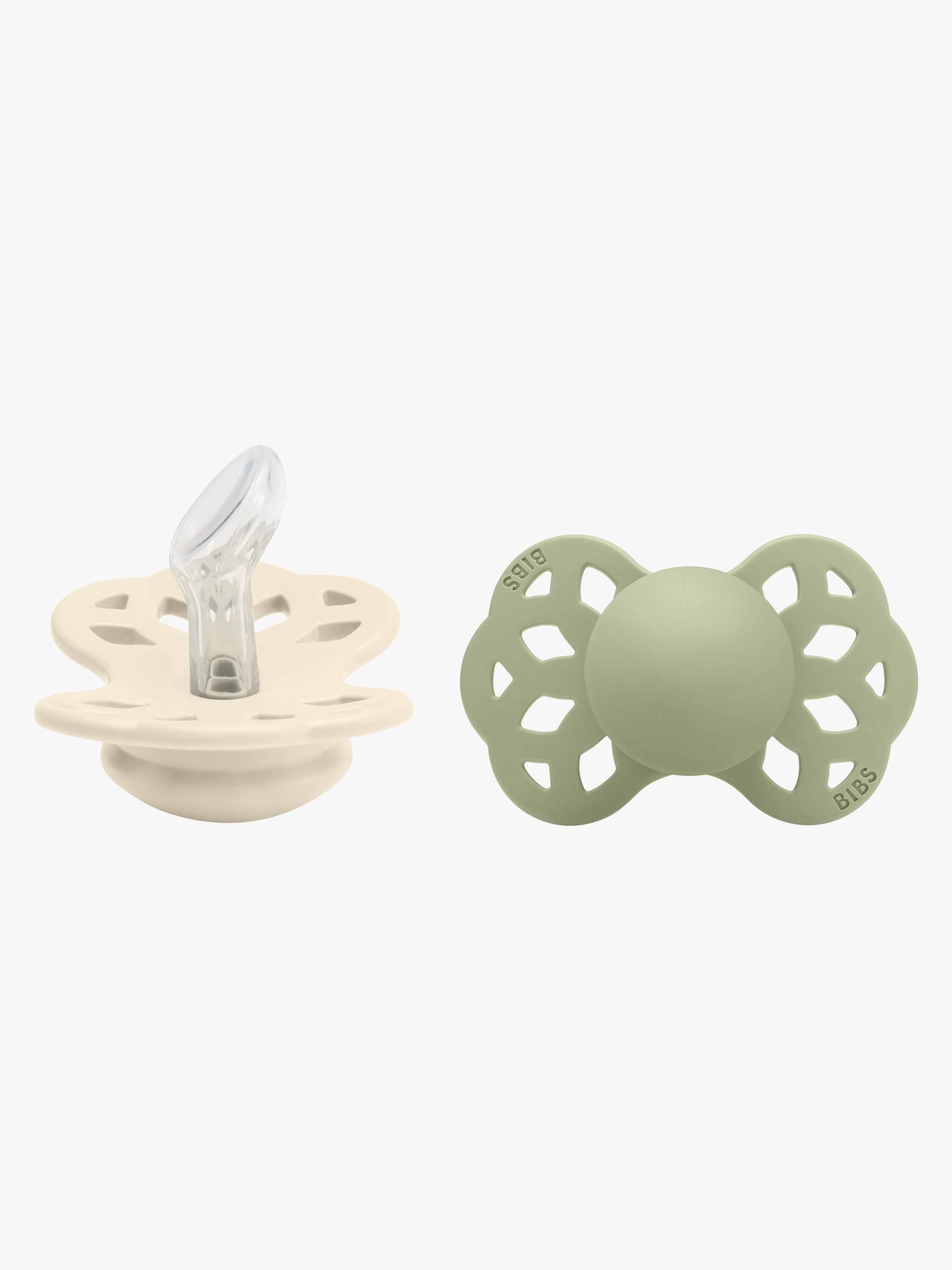 BIBS Infinity Schnuller 2er-Pack Silikon Größe 1 Anatomisch, Ivory/Sage BIBS Infinity Schnuller 2er-Pack Silikon Größe 1 Anatomisch, Ivory/Sage von BIBS