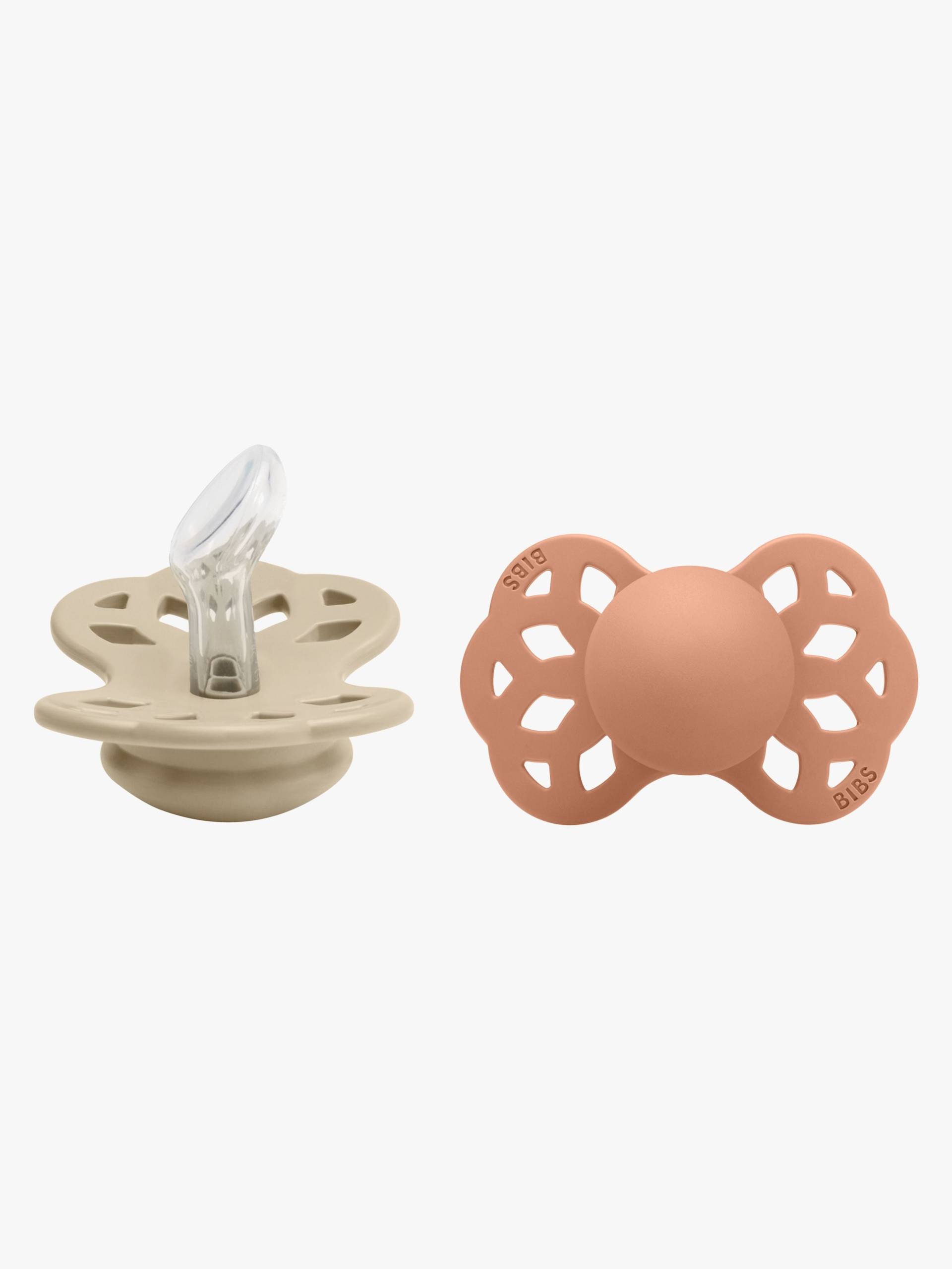 BIBS Infinity Schnuller 2er-Pack Silikon Größe 1 Anatomisch, Vanilla/Peach BIBS Infinity Schnuller 2er-Pack Silikon Größe 1 Anatomisch, Vanilla/Peach von BIBS
