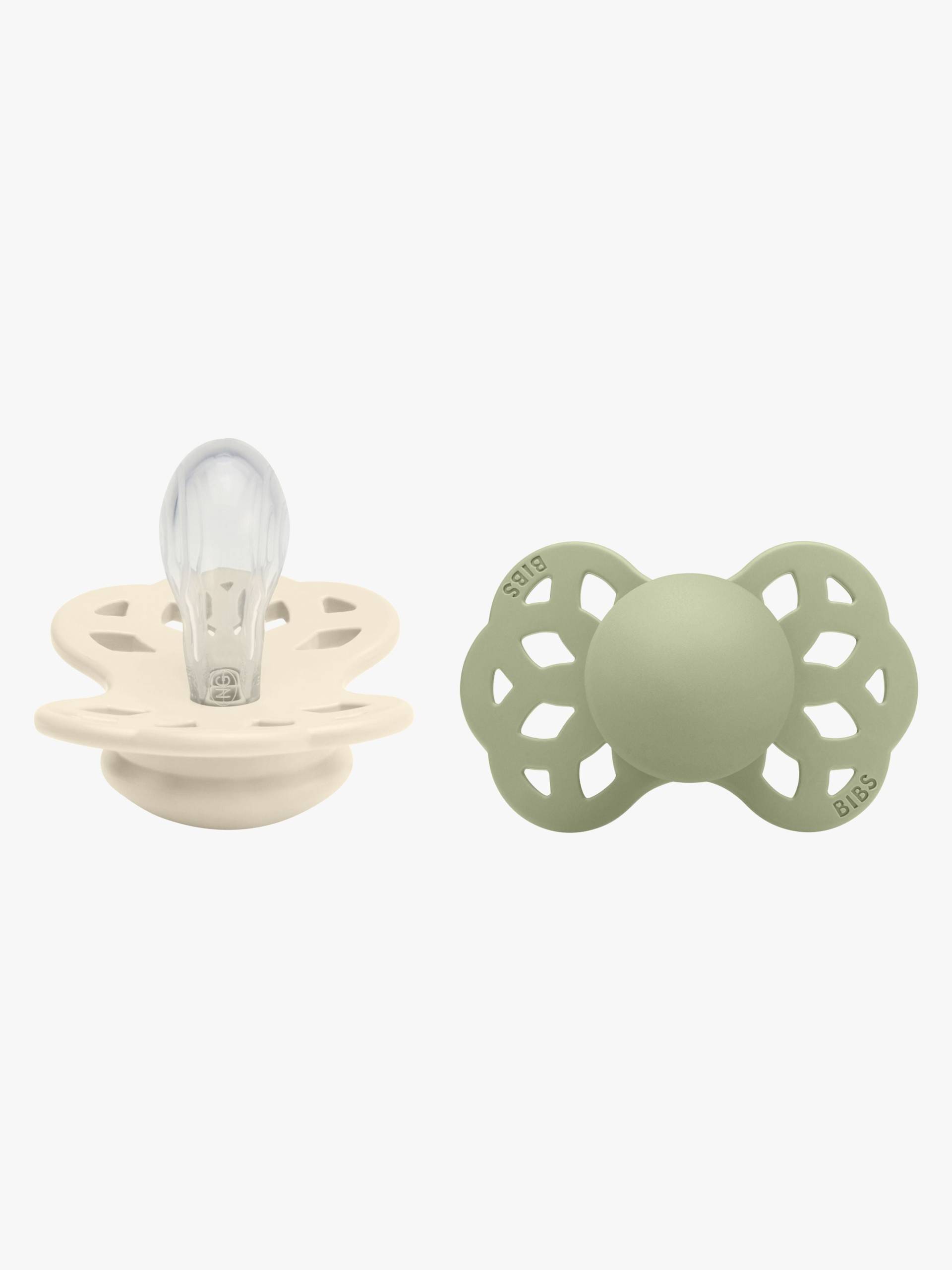 BIBS Infinity Schnuller 2er-Pack Silikon Größe 1 Symmetrisch, Ivory/Sage BIBS Infinity Schnuller 2er-Pack Silikon Größe 1 Symmetrisch, Ivory/Sage von BIBS