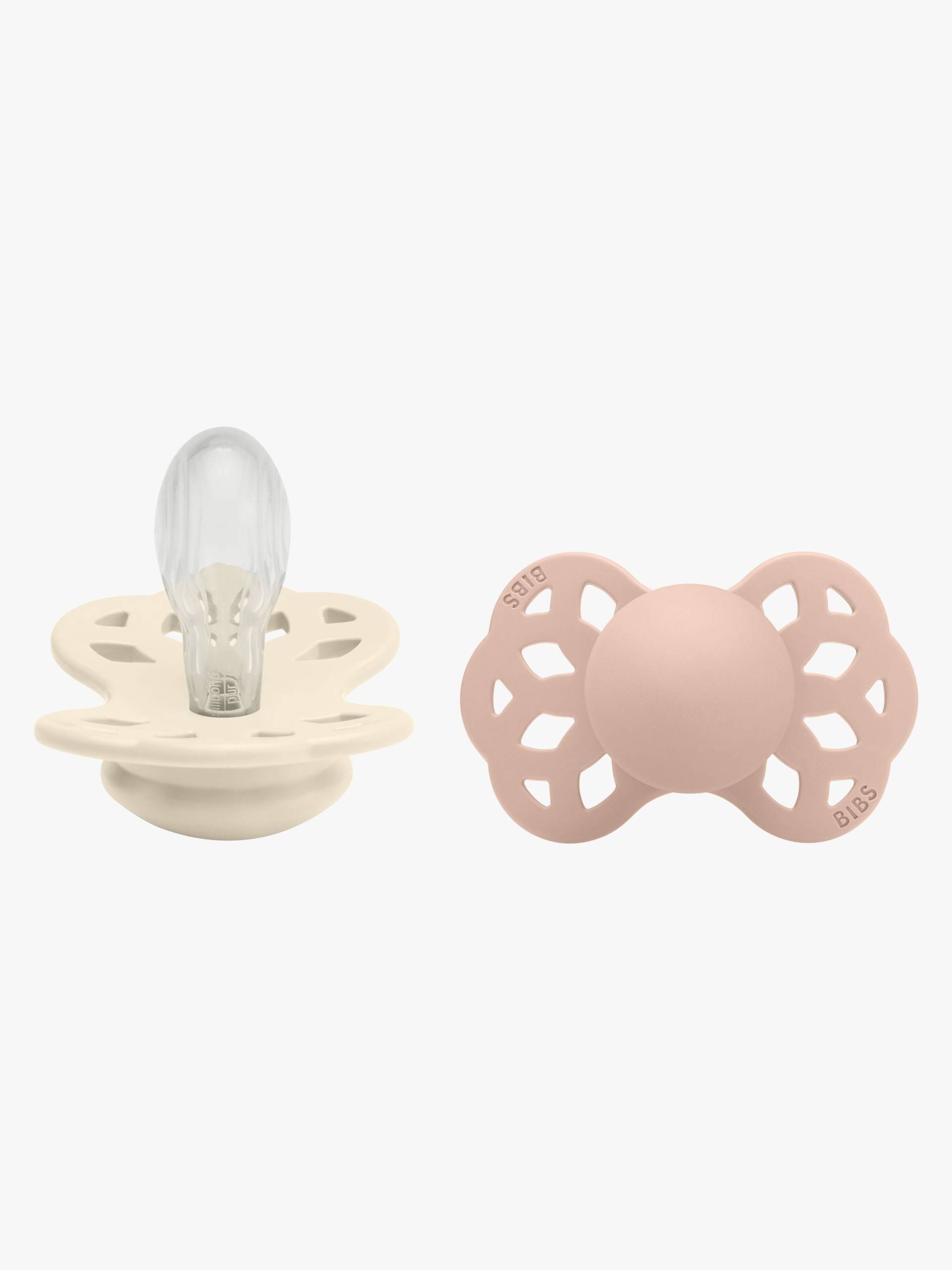 BIBS Infinity Schnuller 2er-Pack Silikon Größe 2 Symmetrisch, Ivory/Blush BIBS Infinity Schnuller 2er-Pack Silikon Größe 2 Symmetrisch, Ivory/Blush von BIBS