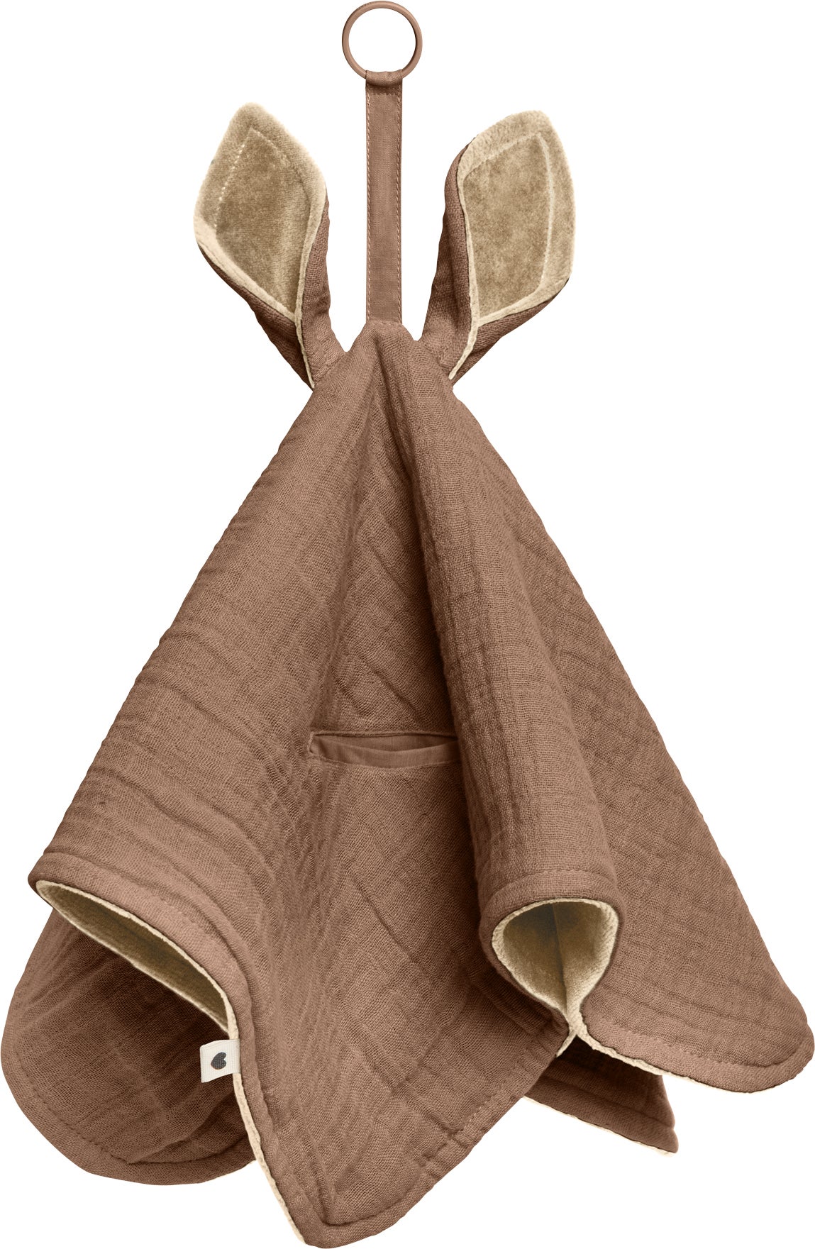 BIBS Kangaroo Schmusetuch, Dark Oak von BIBS