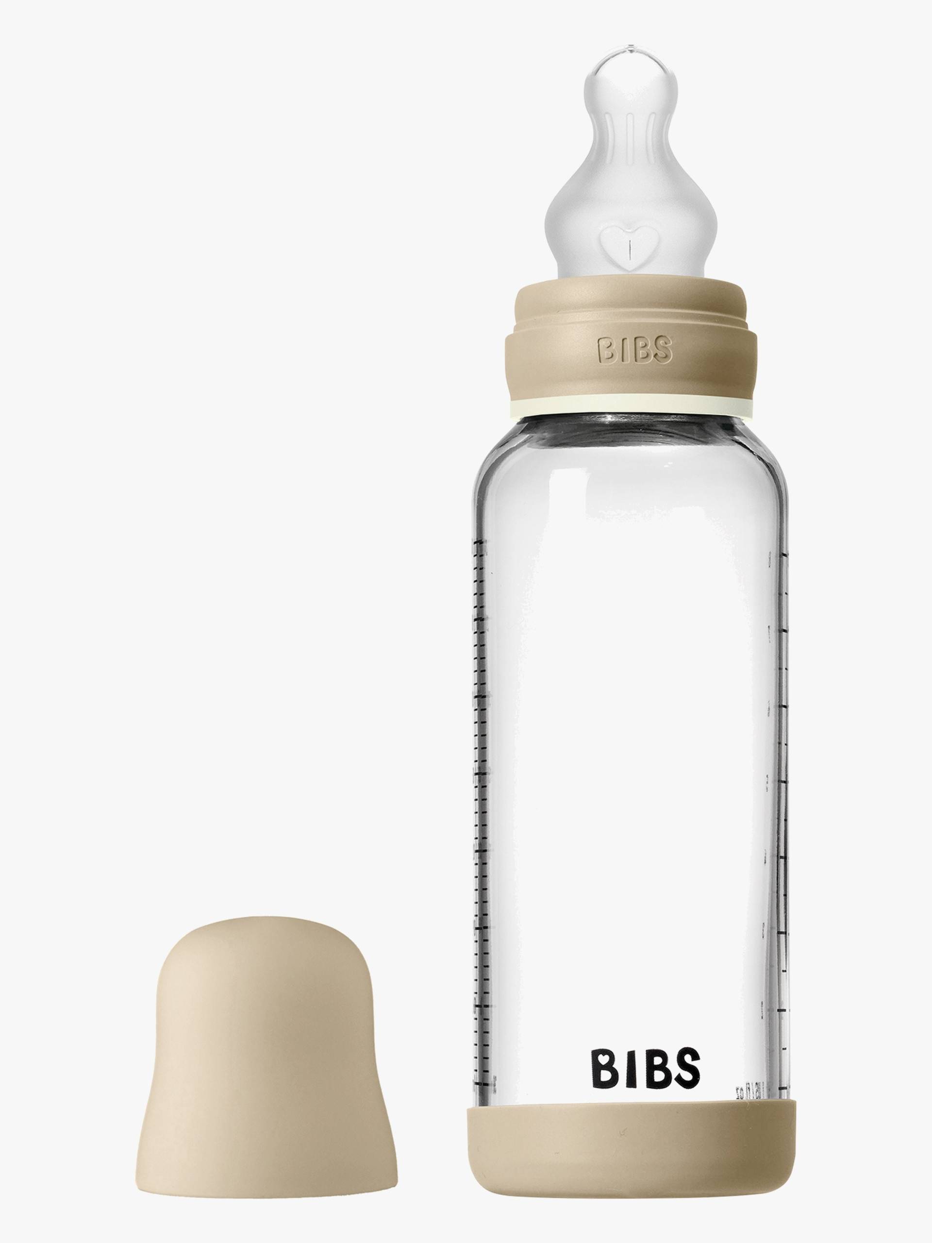 BIBS Medium Flow Glas Fläschchen Silikon 240 ml Rund, Vanilla GLOW BIBS Medium Flow Glas Fläschchen Silikon 240 ml Rund, Vanilla GLOW von BIBS