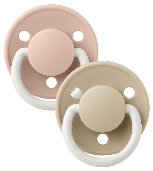 BIBS Schnuller De Lux 2er-Pack Silicone, Blush Glow/Vanilla Glow BIBS Schnuller De Lux 2er-Pack Silicone, Blush Glow/Vanilla Glow von BIBS