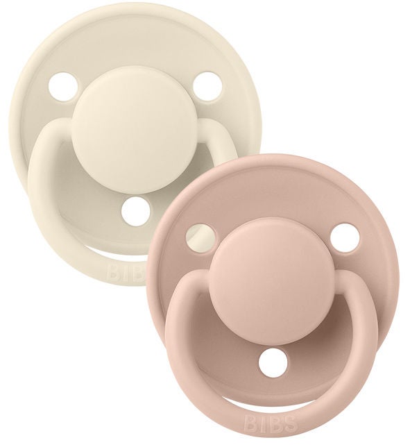 BIBS Schnuller De Lux 2er-Pack Silicone, Ivory/Blush BIBS Schnuller De Lux 2er-Pack Silicone, Ivory/Blush von BIBS