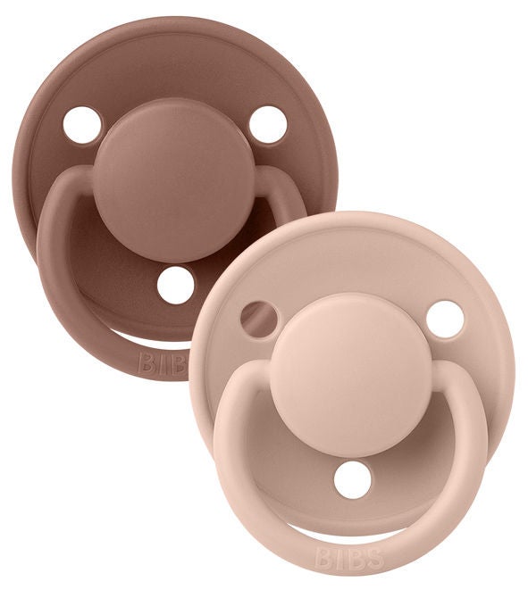 BIBS Schnuller De Lux 2er-Pack Silicone, Woodchuck/Blush BIBS Schnuller De Lux 2er-Pack Silicone, Woodchuck/Blush von BIBS