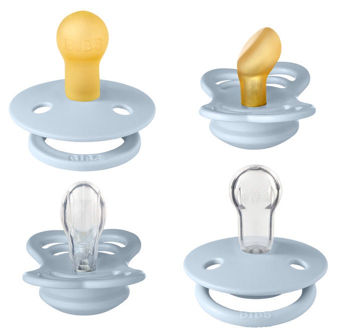 BIBS Schnuller Try-it Collection 4er-Pack, Baby Blue BIBS Schnuller Try-it Collection 4er-Pack, Baby Blue von BIBS