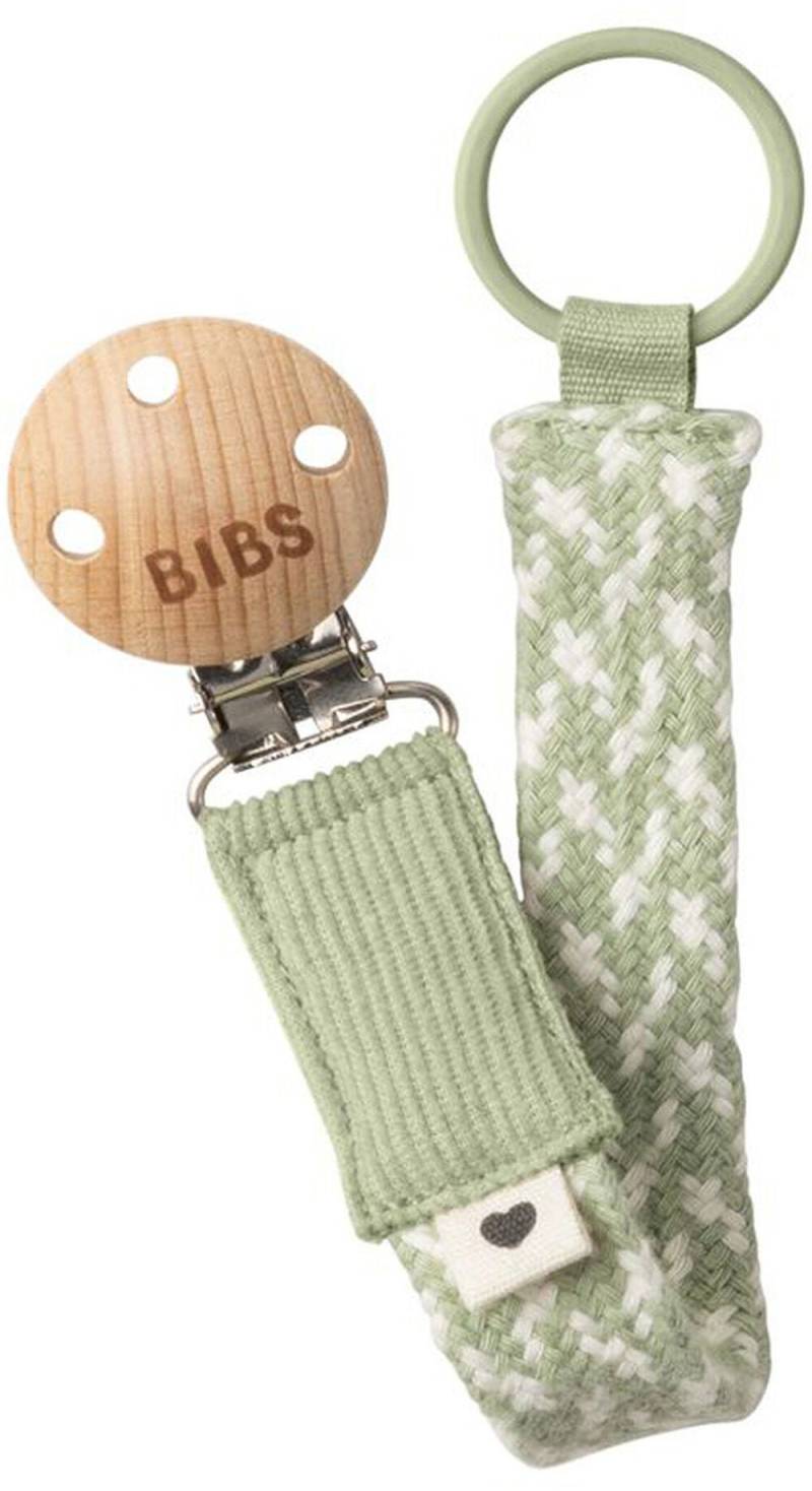 BIBS Schnullerhalter Pacifier Braid, Sage/Ivory von BIBS