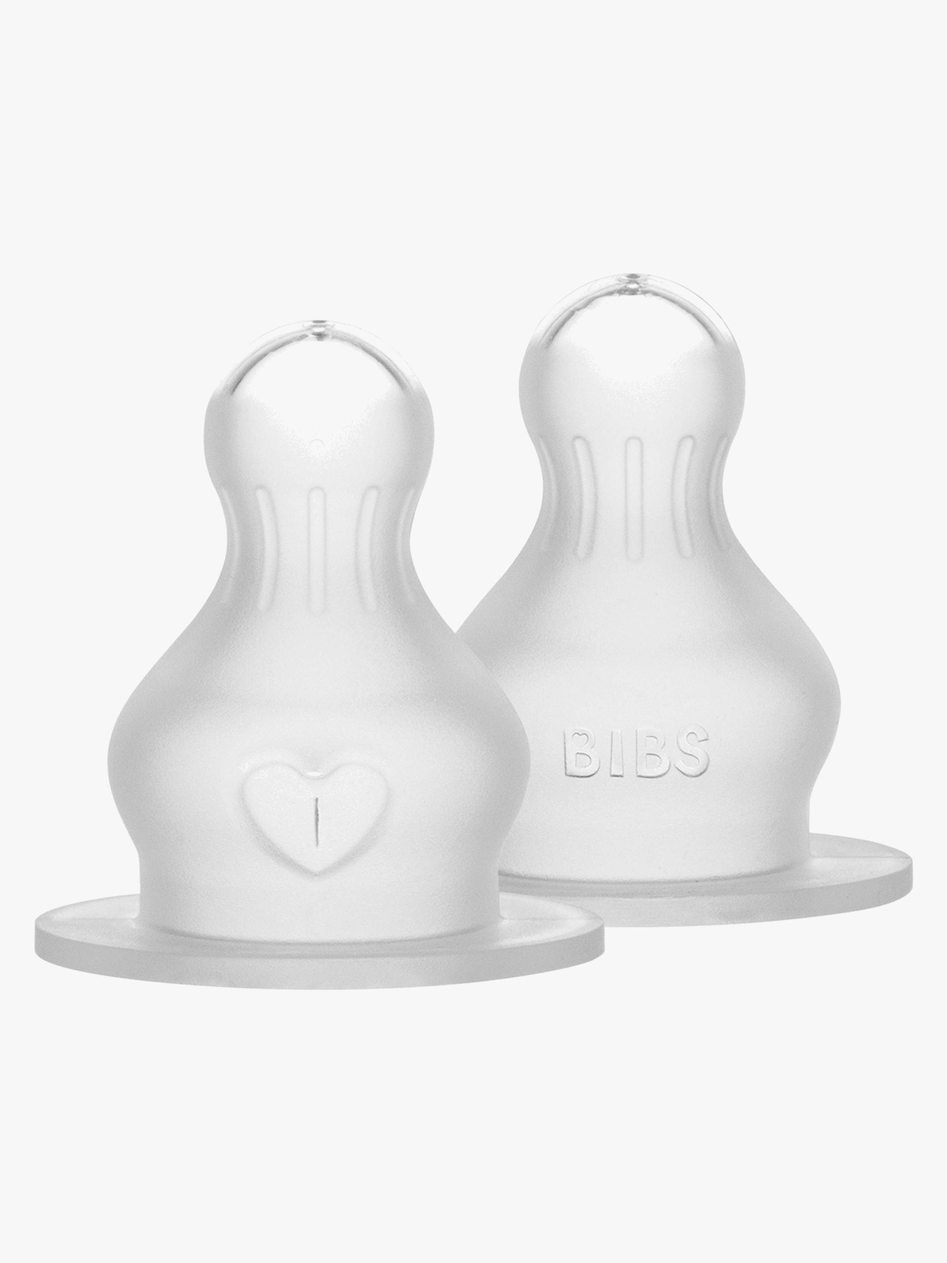 BIBS Slow Flow Sauger Silikon 2er-Pack, Neutral BIBS Slow Flow Sauger Silikon 2er-Pack, Neutral von BIBS