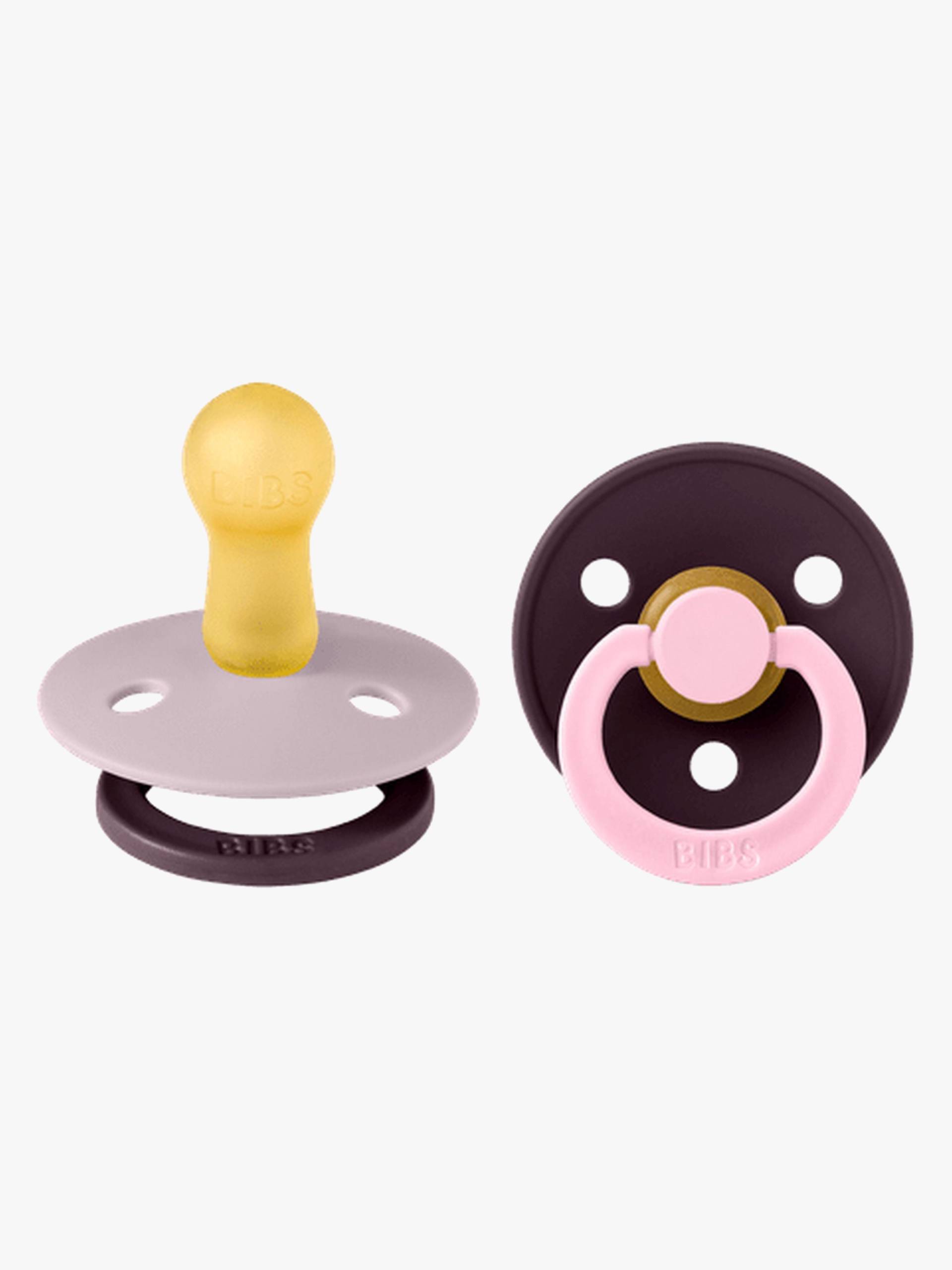 BIBS Studio Colour Fusion Schnuller 2er-Pack Größe 2, Dusky Lilac Plum mix BIBS Studio Colour Fusion Schnuller 2er-Pack Größe 2, Dusky Lilac Plum mix von BIBS