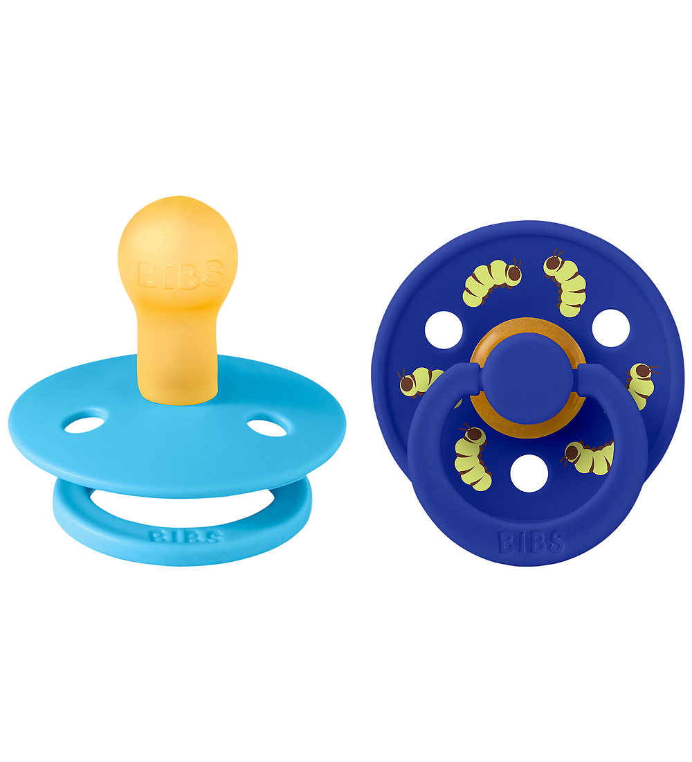 BIBS Studio Colour Schnuller - Gr. 1 - Rund - 2er-Pack - Breeze/ - BIBS - 0-6 mt - Schnuller von BIBS