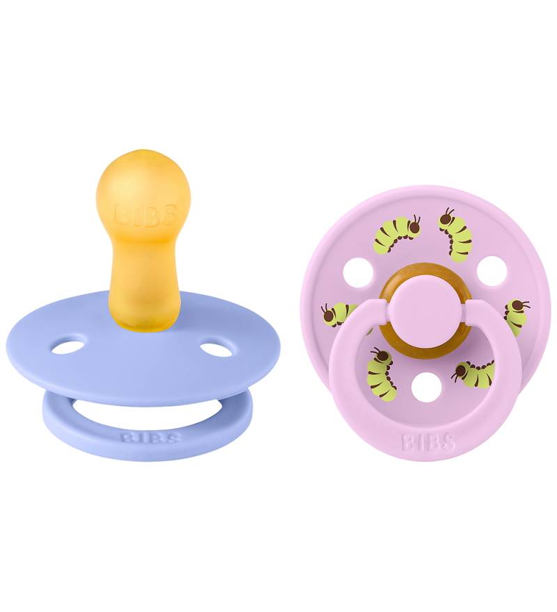 BIBS Studio Colour Schnuller - Gr. 2 - Rund - 2er-Pack - Hush/Vi - BIBS - 6-18 mt - Schnuller BIBS Studio Colour Schnuller - Gr. 2 - Rund - 2er-Pack - Hush/Vi - BIBS - 6-18 mt - Schnuller von BIBS