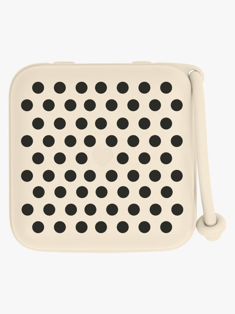 BIBS Studio Schnullerbox Polka, Ivory/Black von BIBS