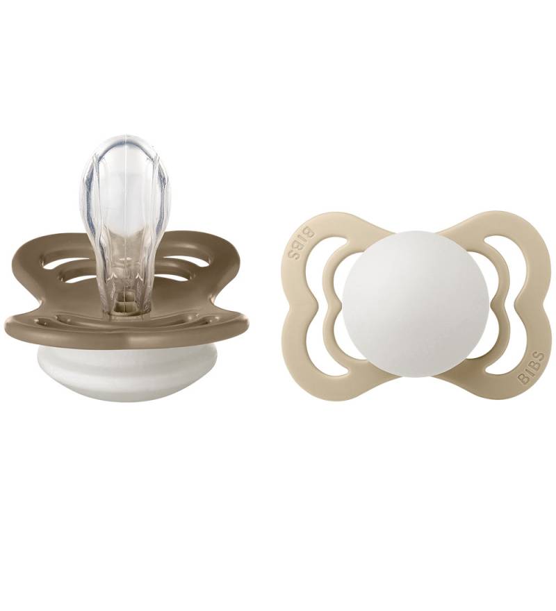 BIBS Supreme+ Leuchtende Schnuller - Gr. 1 - Silikon - 2er-Pack - BIBS - 0-6 mt - Schnuller BIBS Supreme+ Leuchtende Schnuller - Gr. 1 - Silikon - 2er-Pack - BIBS - 0-6 mt - Schnuller von BIBS