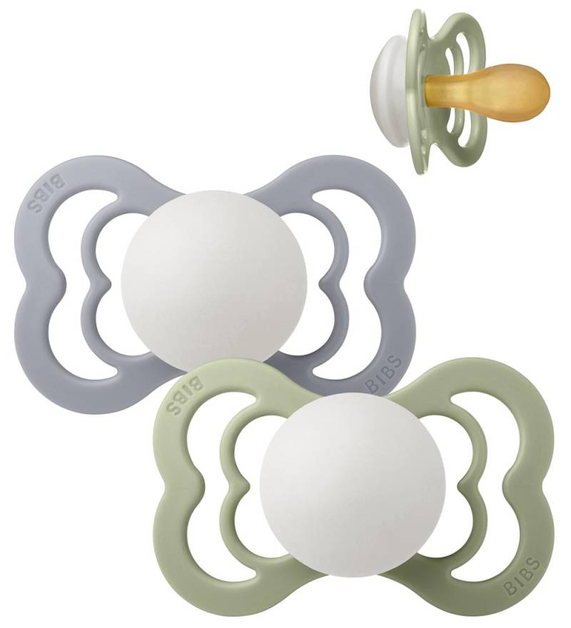 BIBS Supreme+ Leuchtende Schnuller - Gr. 2 - 2er-Pack - Symmetri - BIBS - One Size - Schnuller BIBS Supreme+ Leuchtende Schnuller - Gr. 2 - 2er-Pack - Symmetri - BIBS - One Size - Schnuller von BIBS