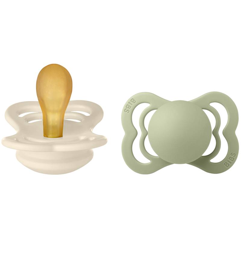 BIBS Supreme+ Schnuller - Gr. 1 - 2er-Pack - Symmetrisch - Ivory - BIBS - One Size - Schnuller BIBS Supreme+ Schnuller - Gr. 1 - 2er-Pack - Symmetrisch - Ivory - BIBS - One Size - Schnuller von BIBS