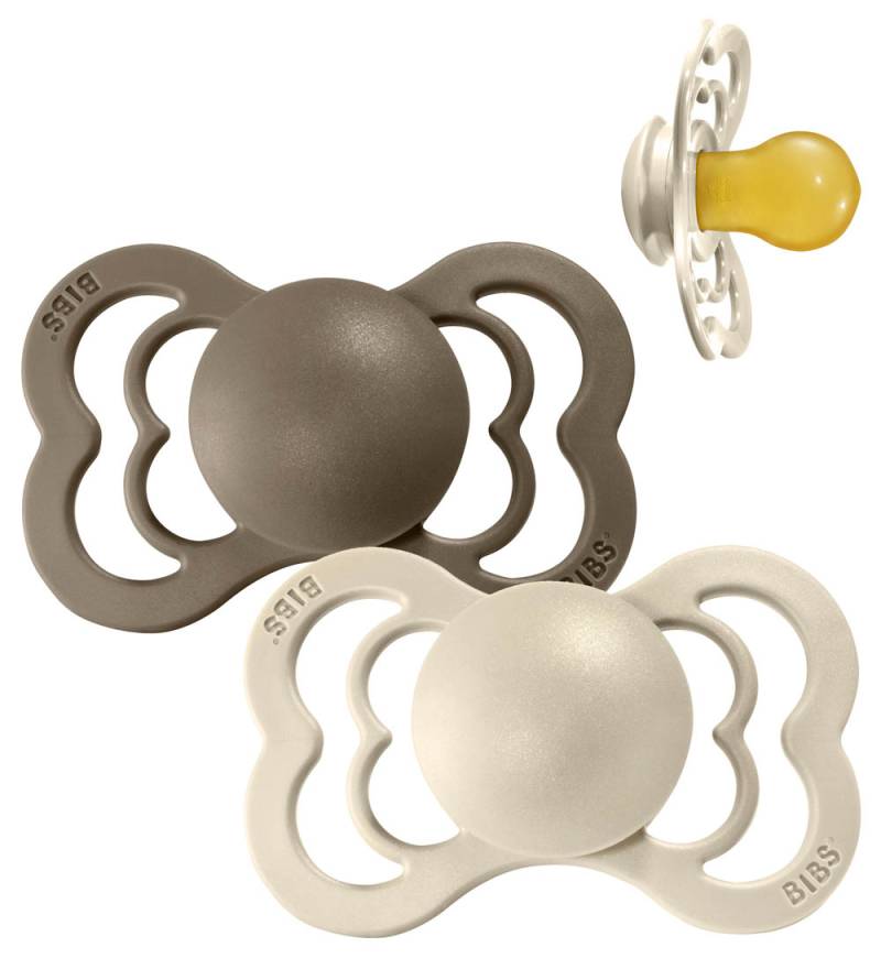 BIBS Supreme+ Schnuller - Gr. 1 - 2er-Pack - Symmetrisch - Vanil - BIBS - 0-6 mt - Schnuller BIBS Supreme+ Schnuller - Gr. 1 - 2er-Pack - Symmetrisch - Vanil - BIBS - 0-6 mt - Schnuller von BIBS