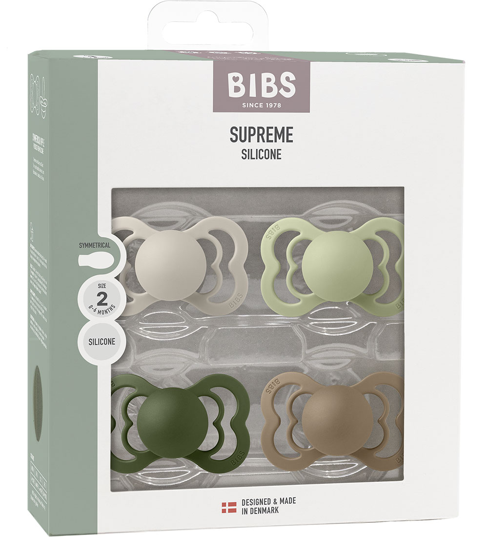 BIBS Supreme+ Schnuller - Gr. 2 - 4er-Pack - Symmetrisch - Sand/ - BIBS - 6-18 mt - Schnuller BIBS Supreme+ Schnuller - Gr. 2 - 4er-Pack - Symmetrisch - Sand/ - BIBS - 6-18 mt - Schnuller von BIBS