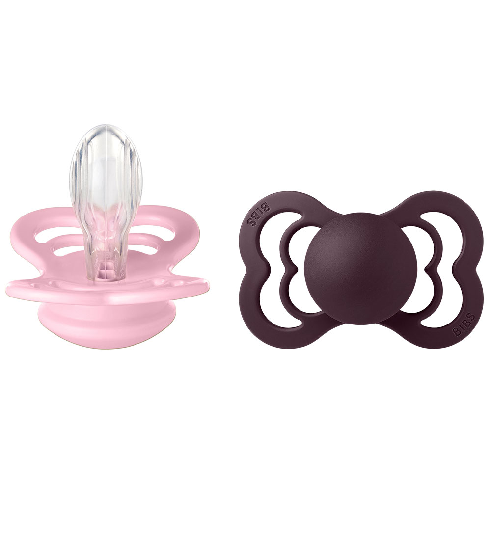 BIBS Supreme+ Schnuller - Gr. 2 - Symmetrisch - 2er-Pack - Baby  - BIBS - 6-18 mt - Schnuller von BIBS