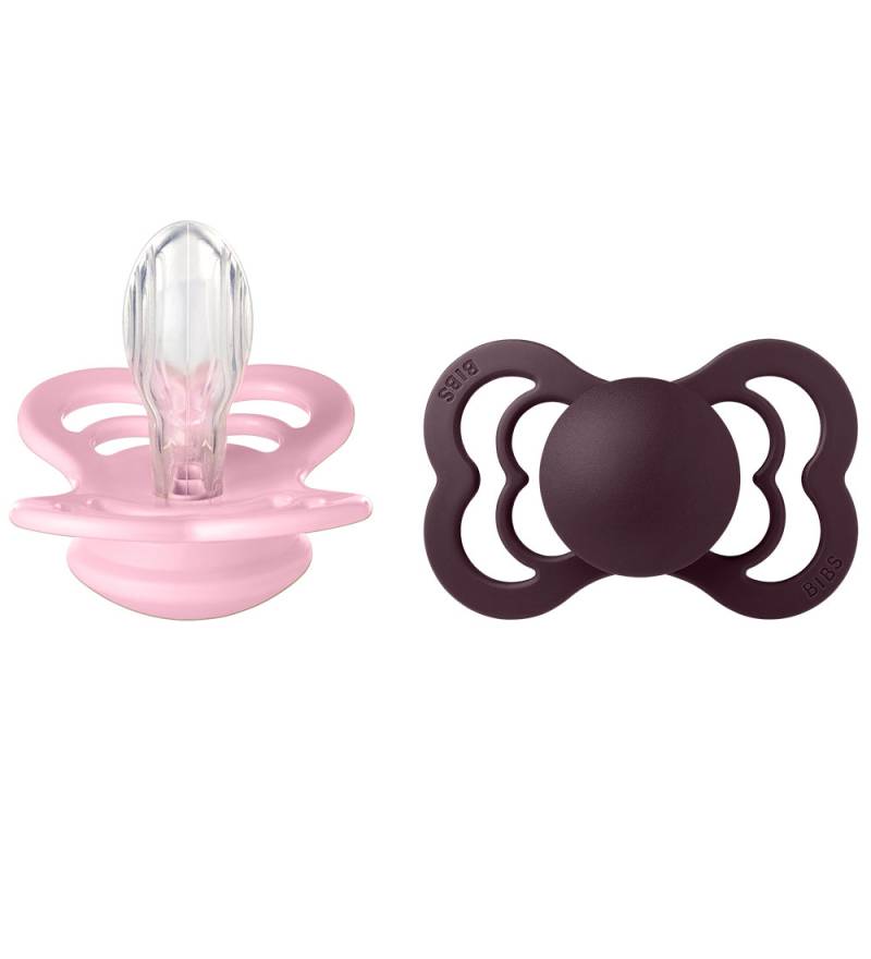 BIBS Supreme+ Schnuller - Gr. 2 - Symmetrisch - 2er-Pack - Baby  - BIBS - 6-18 mt - Schnuller von BIBS
