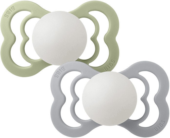 BIBS Supreme 2er-Pack Silikon Gr. 2,SagG/CloG von BIBS