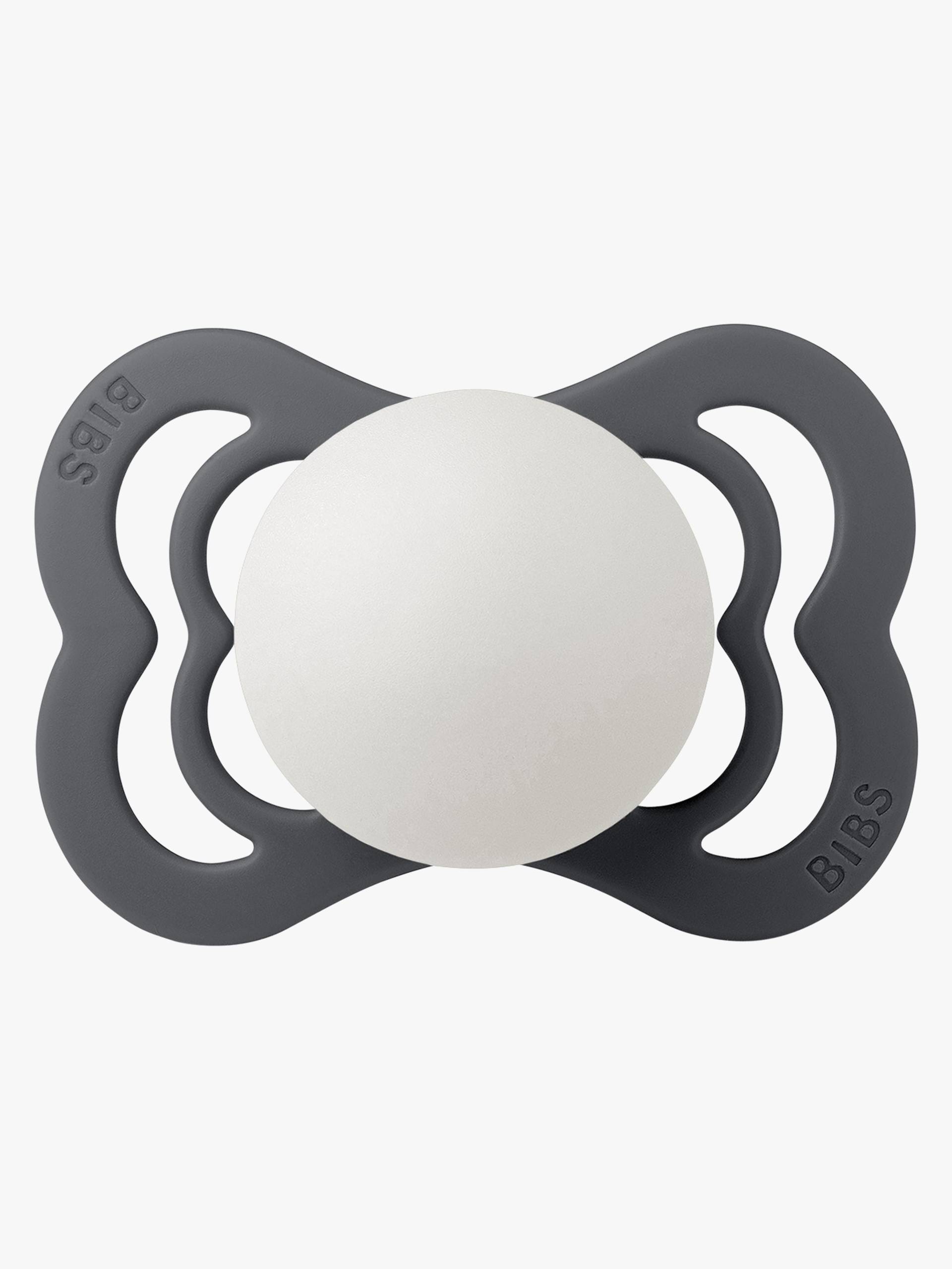 BIBS Supreme Schnuller Silikon Gr. 1, Iron Glow von BIBS