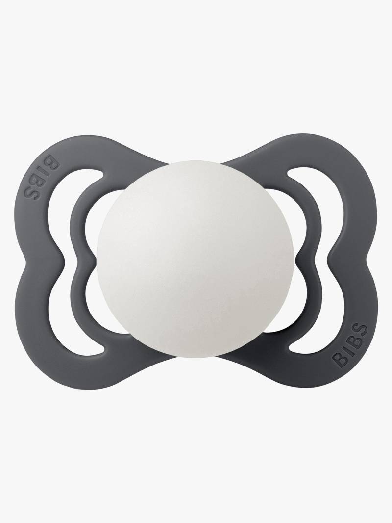 BIBS Supreme Schnuller Silikon Gr. 1, Iron Glow von BIBS