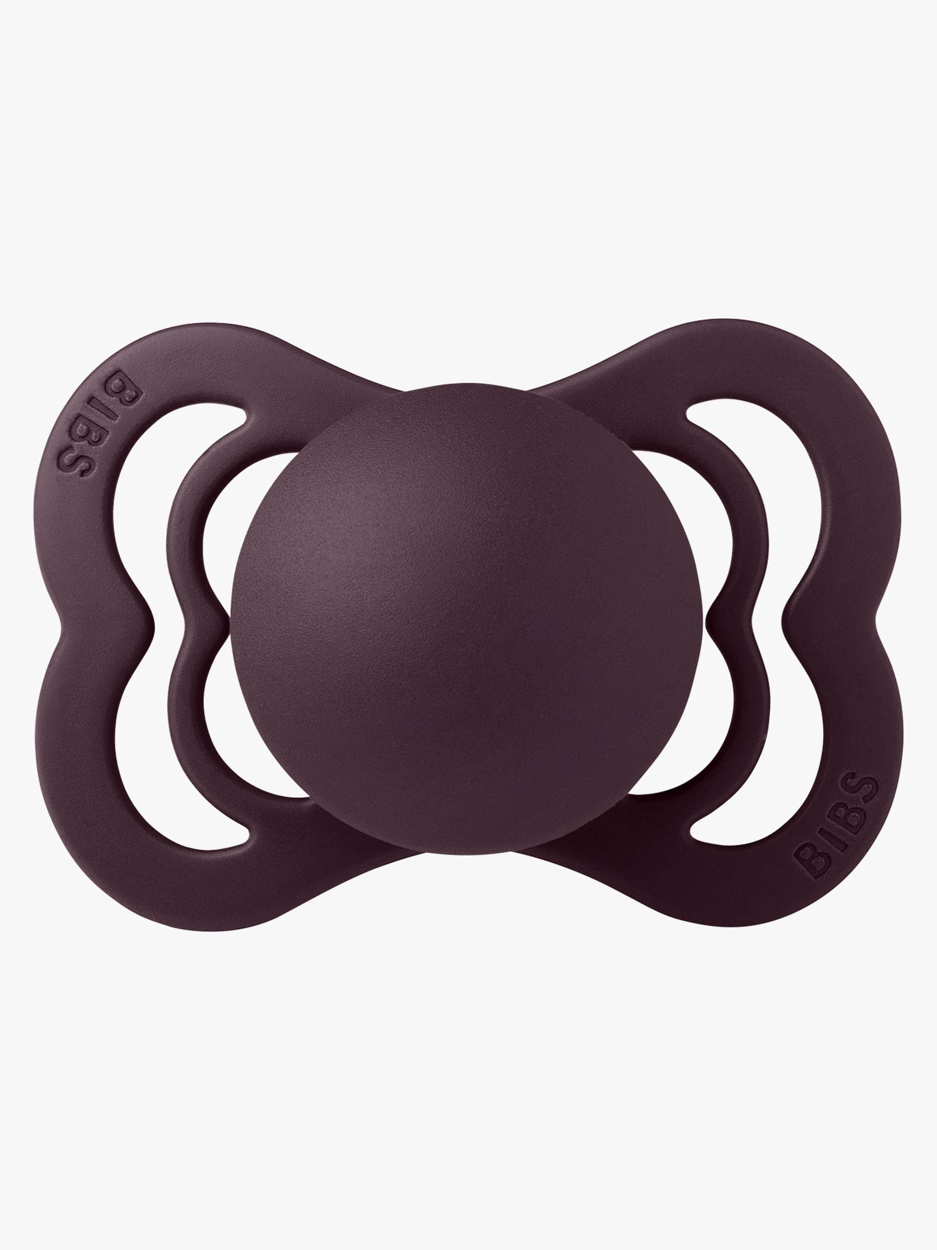 BIBS Supreme Schnuller Silikon Gr. 1, Plum von BIBS