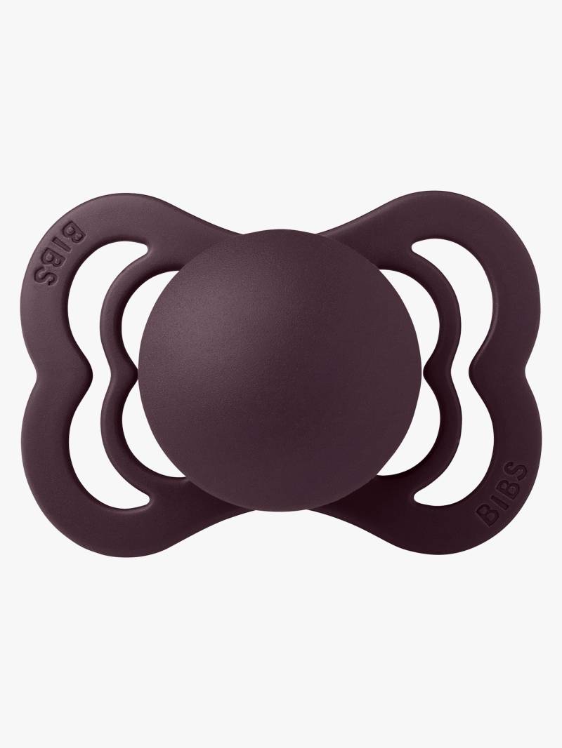 BIBS Supreme Schnuller Silikon Gr. 1, Plum von BIBS