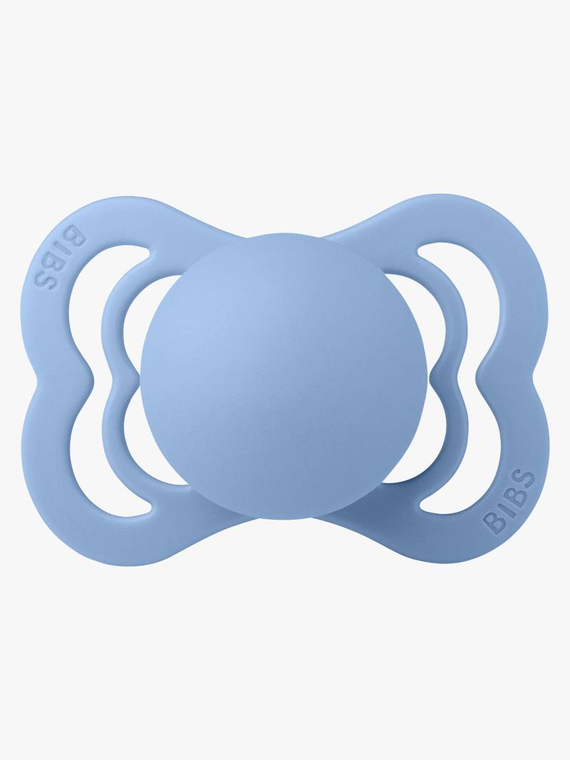BIBS Supreme Schnuller Silikon Gr. 1, Sky Blue von BIBS