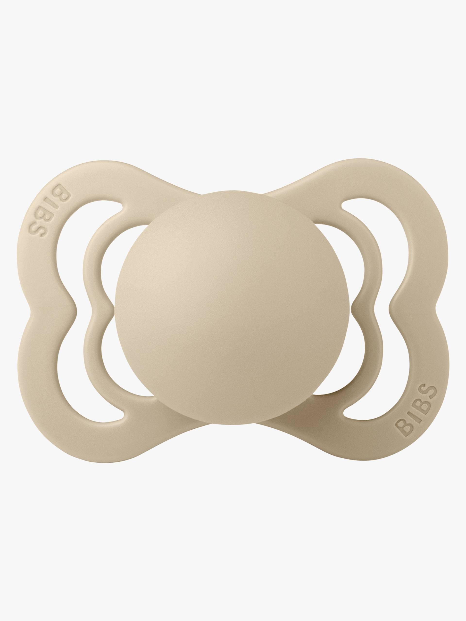 BIBS Supreme Schnuller Silikon Gr. 1, Vanilla von BIBS