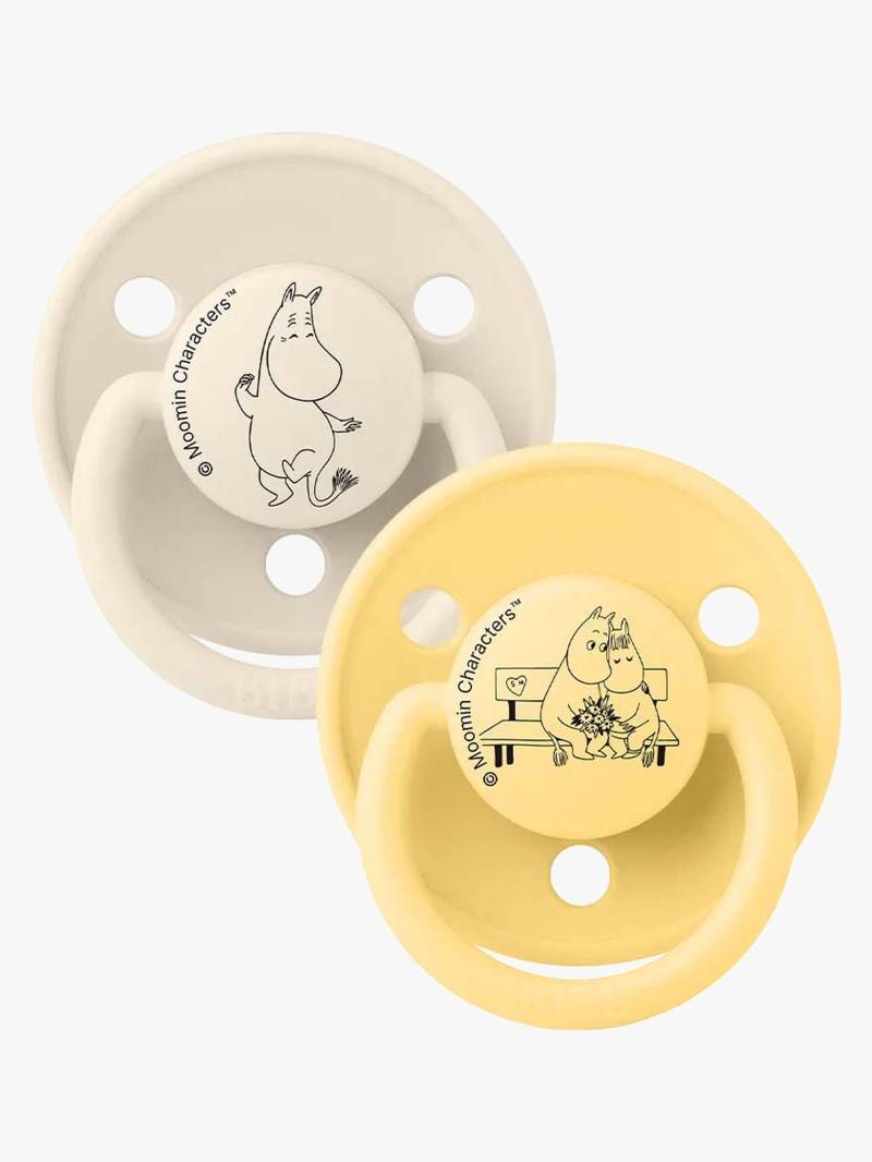 BIBS X Mumin De Lux Schnuller Mumintroll 2-Pack One Size, Silikon Ivory/Pale Butter BIBS X Mumin De Lux Schnuller Mumintroll 2-Pack One Size, Silikon Ivory/Pale Butter von BIBS