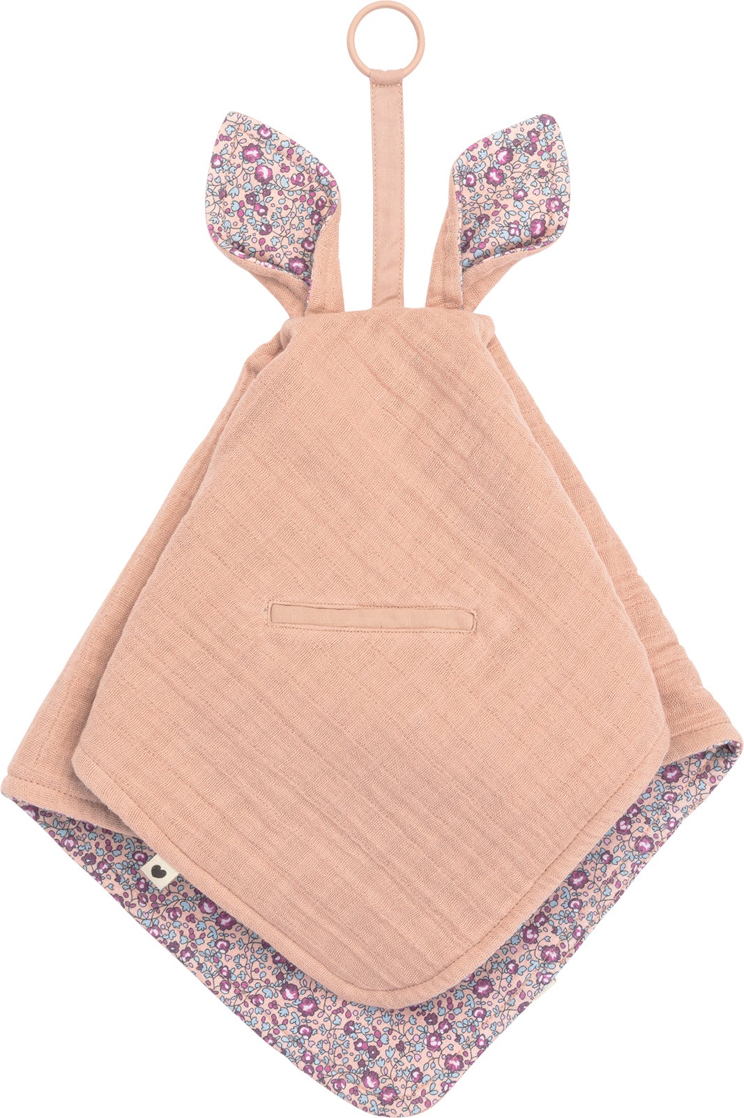 BIBS x Liberty Kangaroo Schmusetuch, Eloise Blush von BIBS