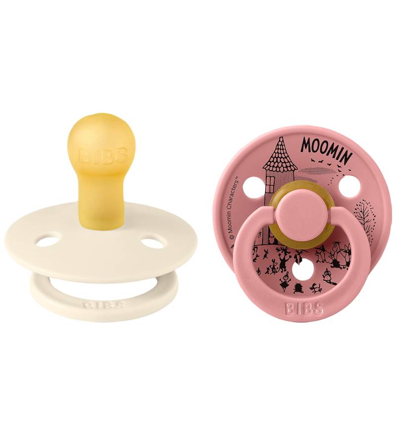 BIBS x MOOMIN Colour Schnuller - Gr. 1 -Rund - 2er-Pack - Ivory/ - BIBS - 0-6 mt - Schnuller BIBS x MOOMIN Colour Schnuller - Gr. 1 -Rund - 2er-Pack - Ivory/ - BIBS - 0-6 mt - Schnuller von BIBS