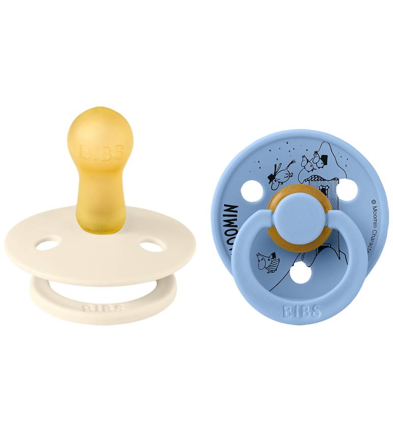 BIBS x MOOMIN Colour Schnuller - Gr. 2 - Rund - 2er-Pack - Ivory - BIBS - 6-18 mt - Schnuller BIBS x MOOMIN Colour Schnuller - Gr. 2 - Rund - 2er-Pack - Ivory - BIBS - 6-18 mt - Schnuller von BIBS