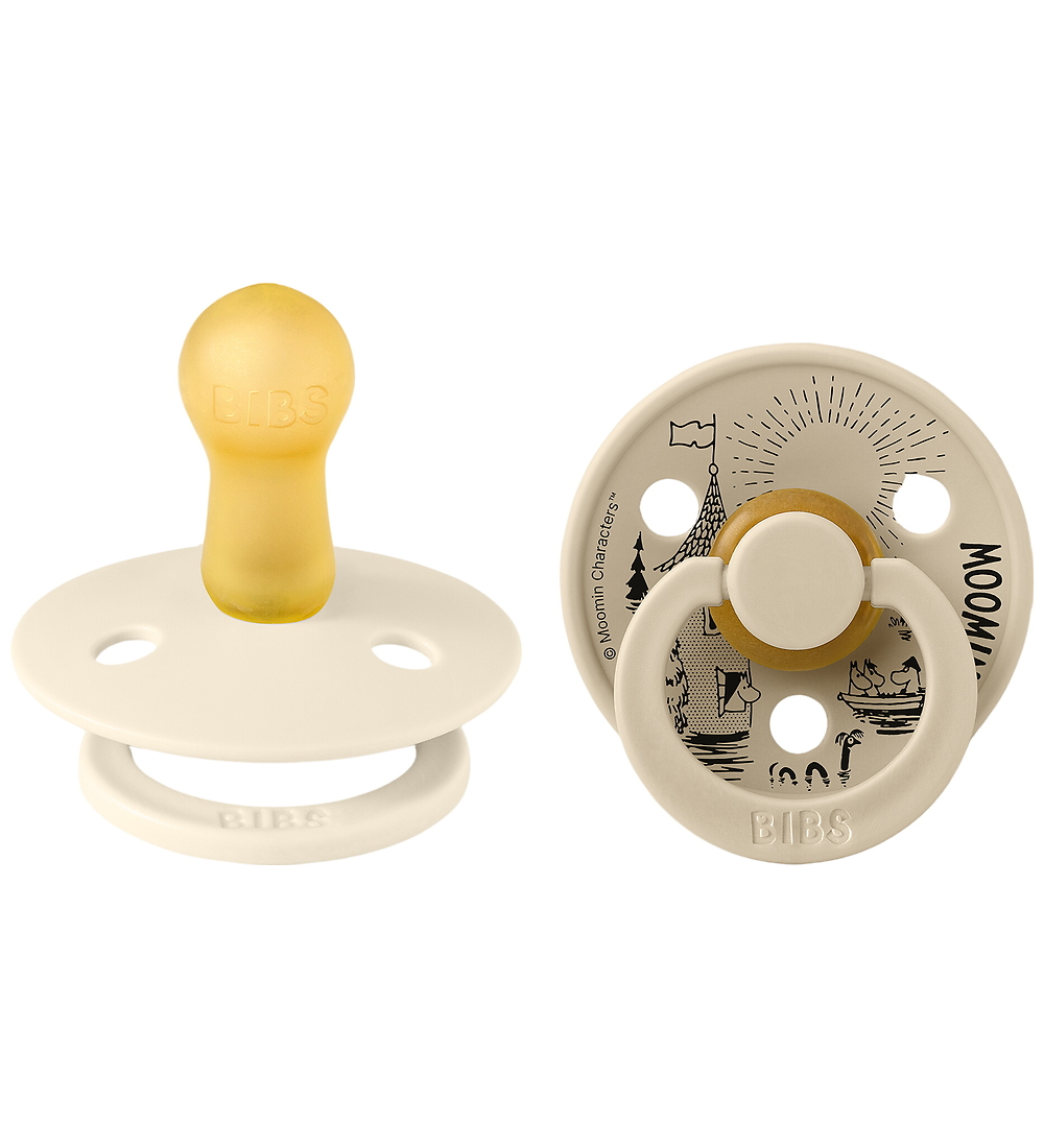 BIBS x MOOMIN Colour Schnuller - Gr. 2 - Rund - 2er-Pack - Ivory - BIBS - 6-18 mt - Schnuller BIBS x MOOMIN Colour Schnuller - Gr. 2 - Rund - 2er-Pack - Ivory - BIBS - 6-18 mt - Schnuller von BIBS