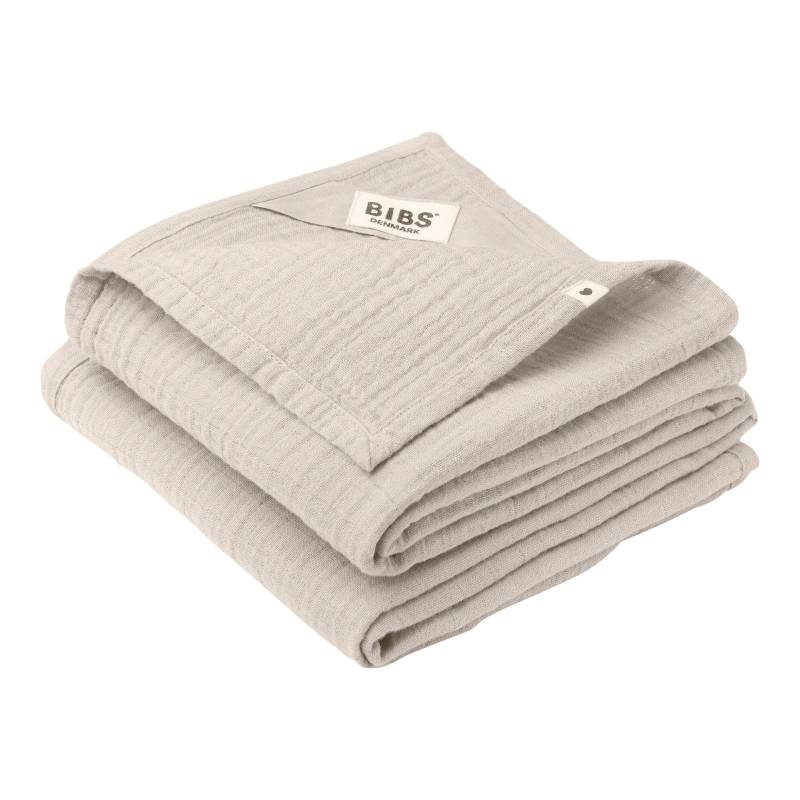 Bibs 2er-Set Mullwindeln, 70x70 cm Bibs 2er-Set Mullwindeln, 70x70 cm von BIBS