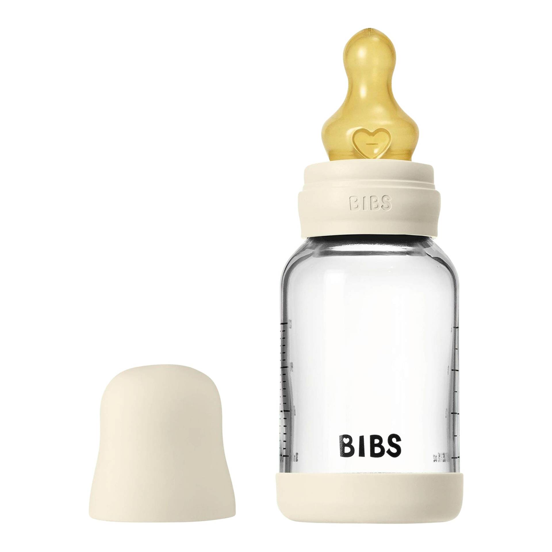 Bibs Babyflasche aus Glas, 110 ml, ab 0M Bibs Babyflasche aus Glas, 110 ml, ab 0M von BIBS