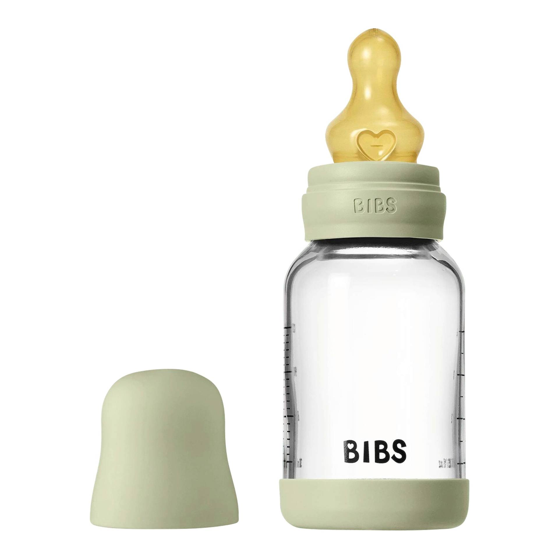 Bibs Babyflasche aus Glas, 110 ml, ab 0M Bibs Babyflasche aus Glas, 110 ml, ab 0M von BIBS