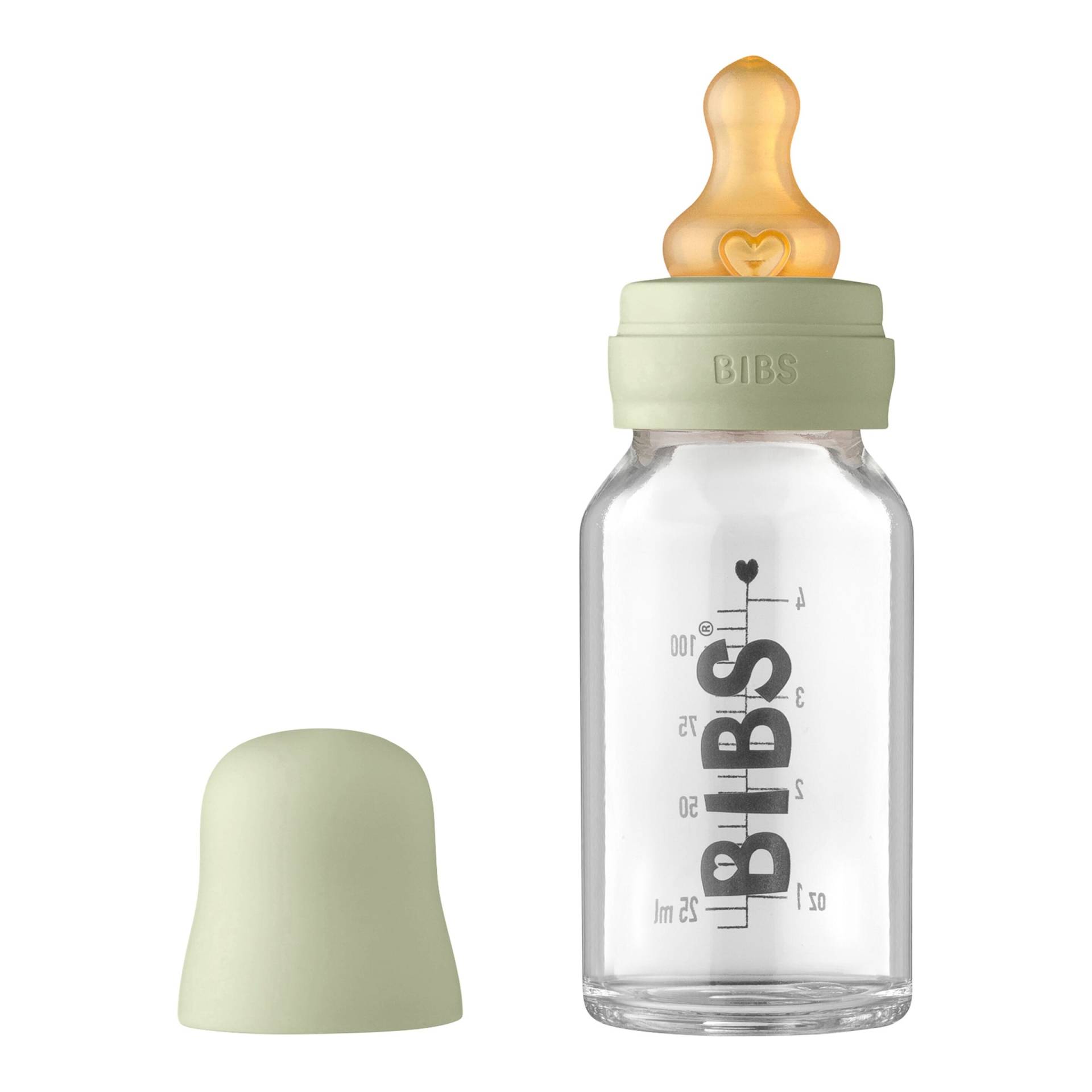 Bibs Babyflasche aus Glas, 120 ml, ab 0M von BIBS