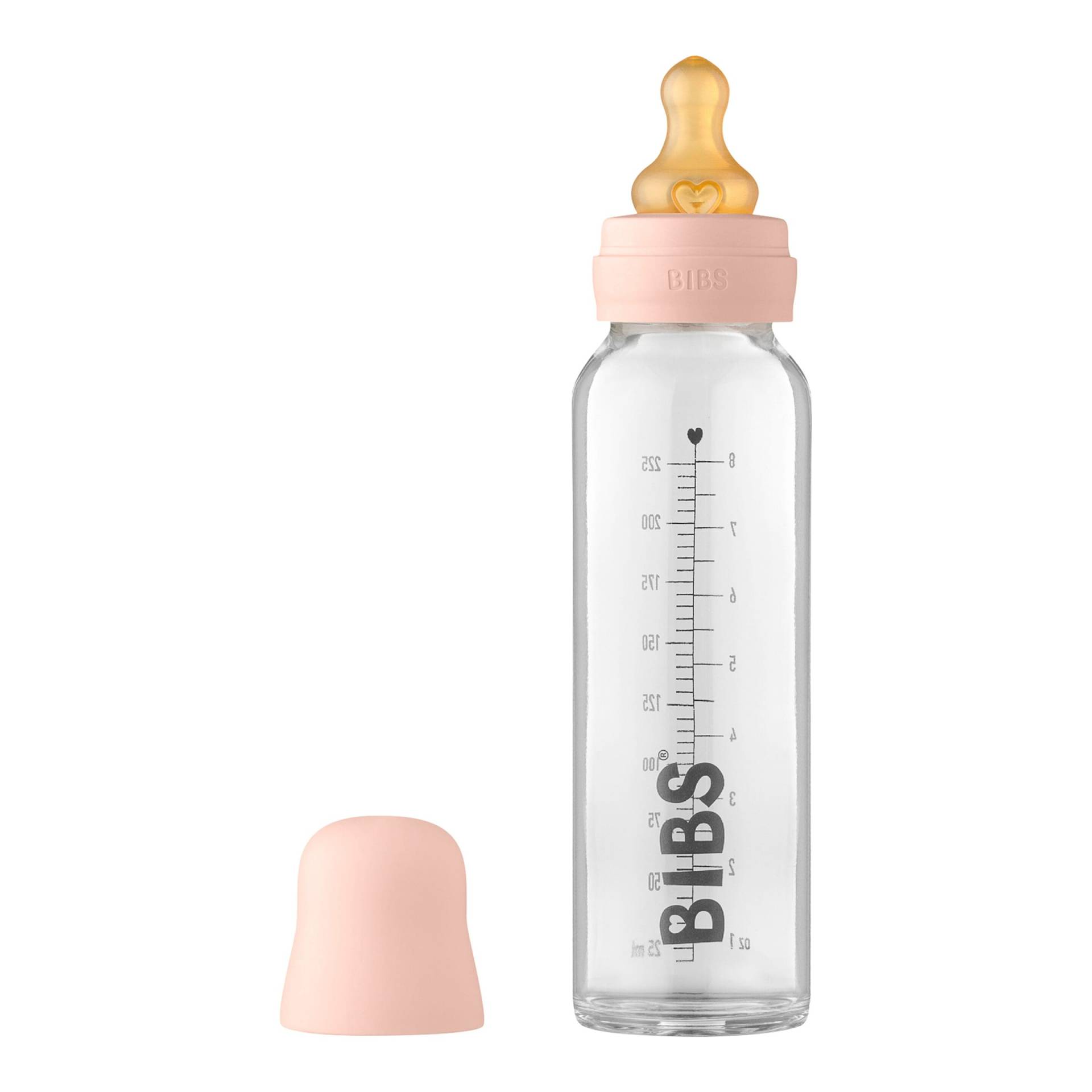 Bibs Babyflasche aus Glas, 225 ml, 3M+ Bibs Babyflasche aus Glas, 225 ml, 3M+ von BIBS